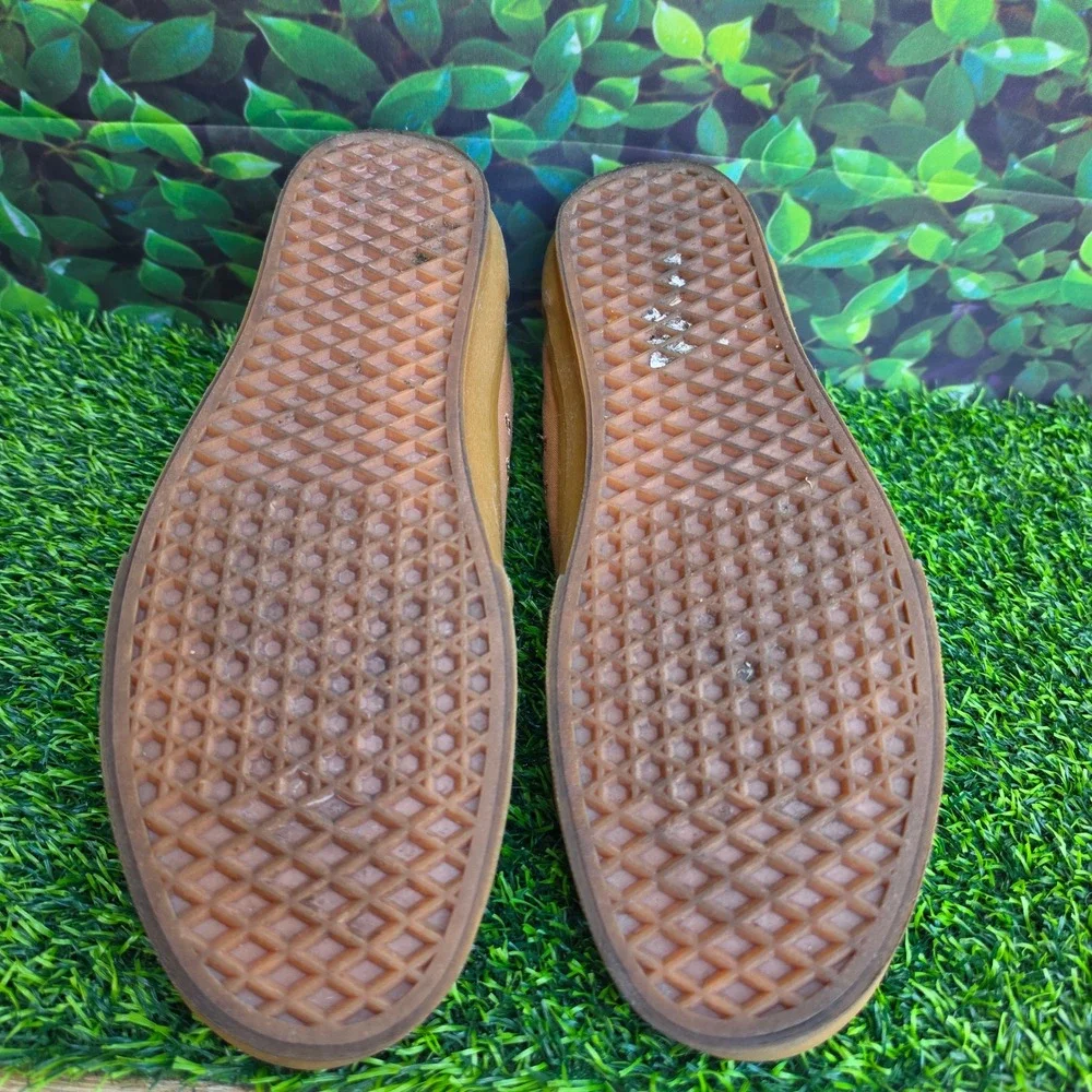 Vans Skate Chukka Low Brown Suede Canvas PopCush Sneakers Mens
